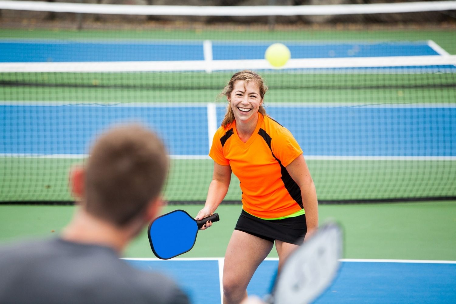 outdoor pickleball court