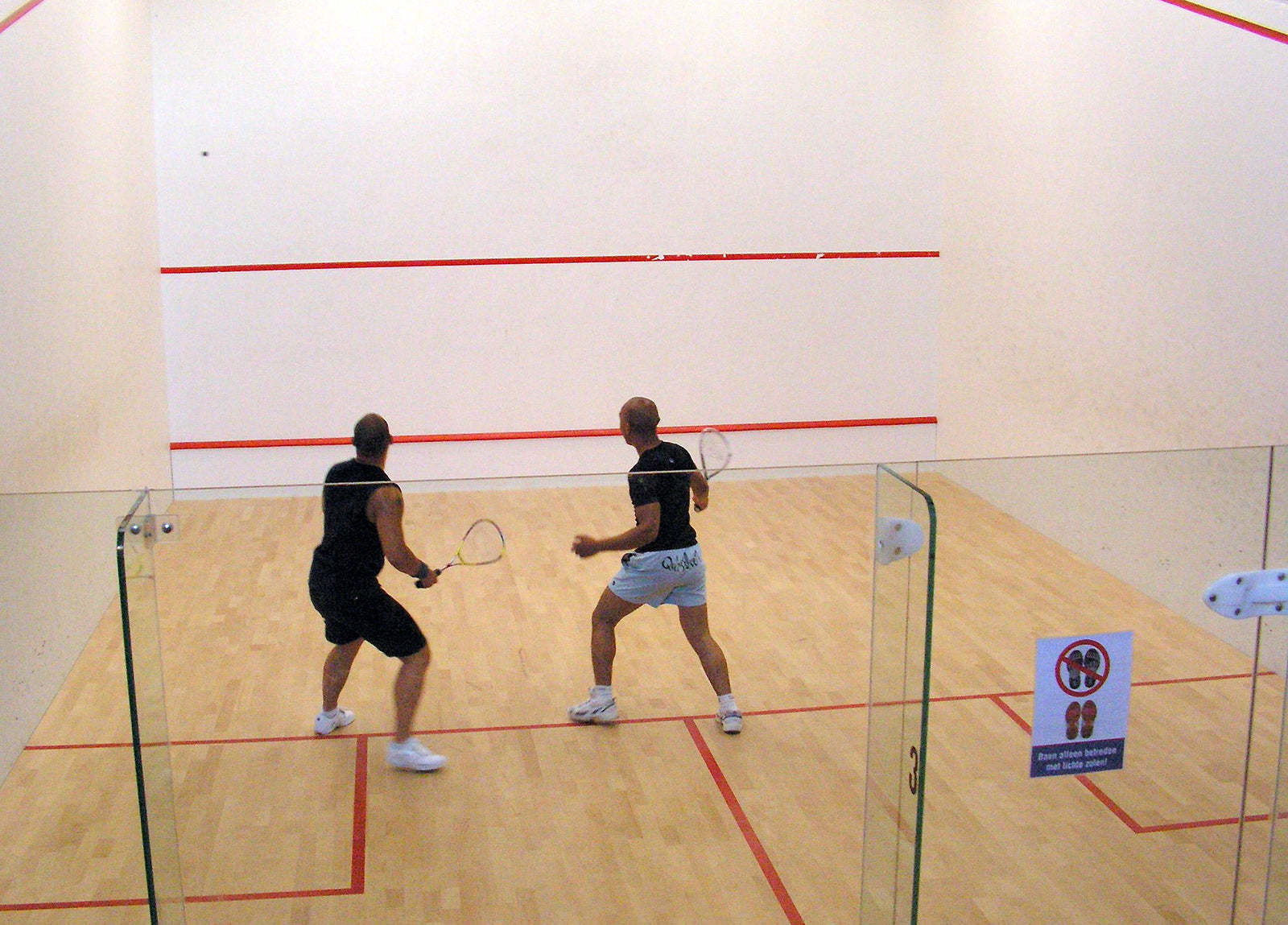 power in squash shot