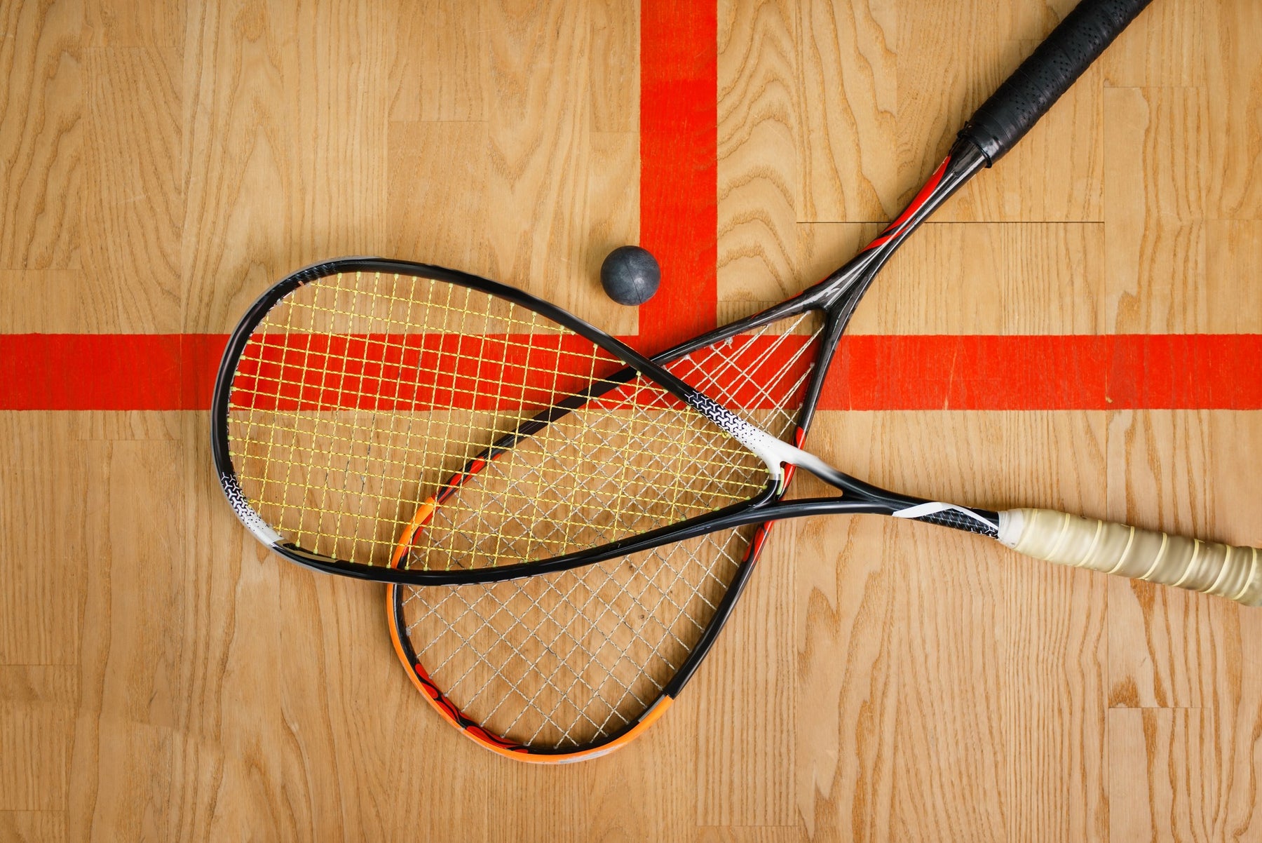 squash racquet old grips