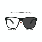 CRBN drift eyewear glasses protection for pickleball squash badminton  lenses and case clear orange brown