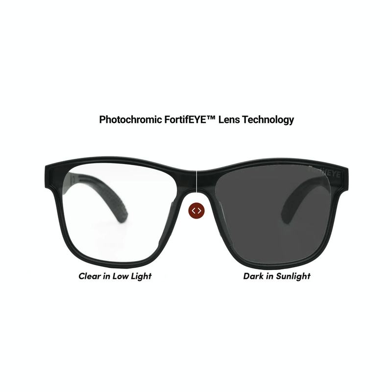 CRBN drift eyewear glasses protection for pickleball squash badminton  lenses and case clear orange brown