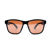 CRBN drift eyewear glasses protection for pickleball squash badminton  lenses and case clear orange brown