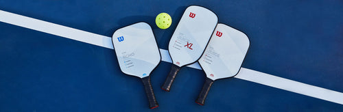 Wilson Juice and Echo pickleball paddles. New for 2020. Traditional or widebody shapes to choose from. 