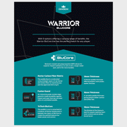 Diadem warrior pro 14 blucore bluecore pickleball paddle