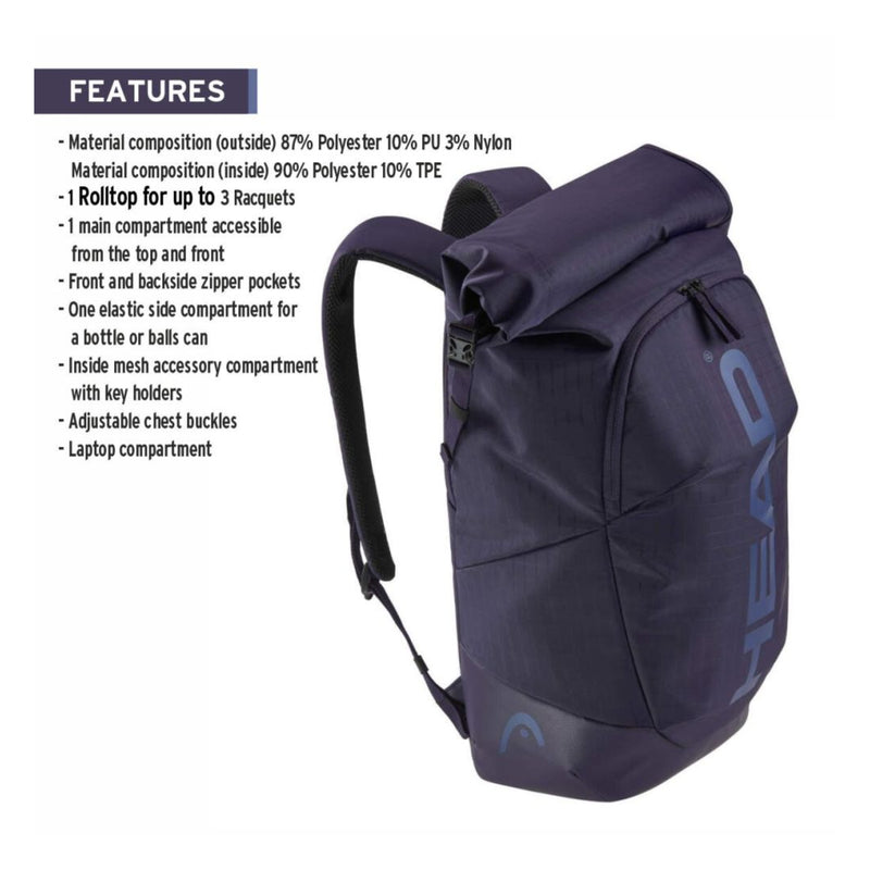 Head Tour Racqpack - 2 colors