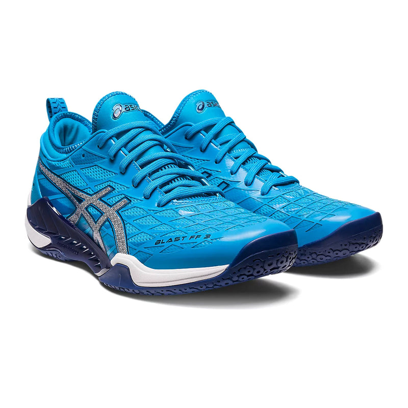 asics blast ff 3 mens indoor court shoe badminton squash pickleball front view