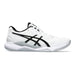 asics gel tactic 12 mens inddor court shoe for pickleball squash badminton white and black color 1071A090.102