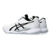 asics gel tactic 12 mens inddor court shoe for pickleball squash badminton white and black color 1071A090.102
