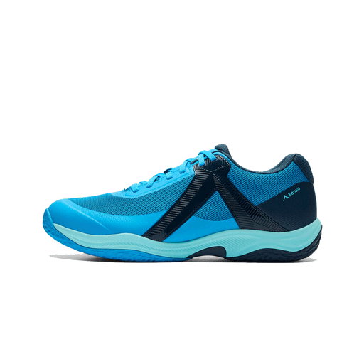 Kanso EQFLY indoor court shoe designed in sweden blue color