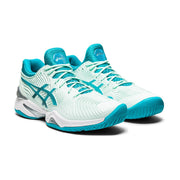 asics court ff2 ff 2 outdoor tennis pickleball shoes fast womens ladies bio mint