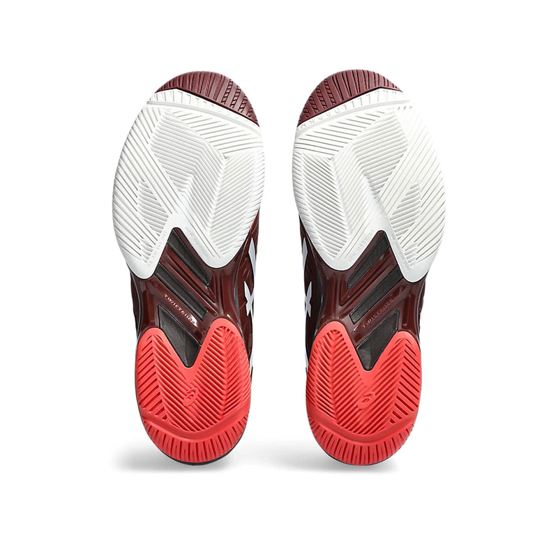 asics solution speed ff2 outdoor court shoe tennis pickleball antique red sole