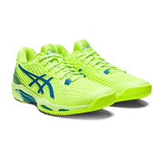 asics solution speed ff2 hazard green womens tennis pickleball outdoor court shoe