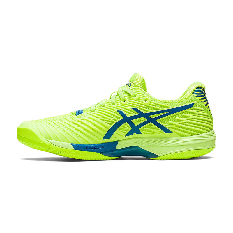 asics solution speed ff2 hazard green womens tennis pickleball outdoor court shoe