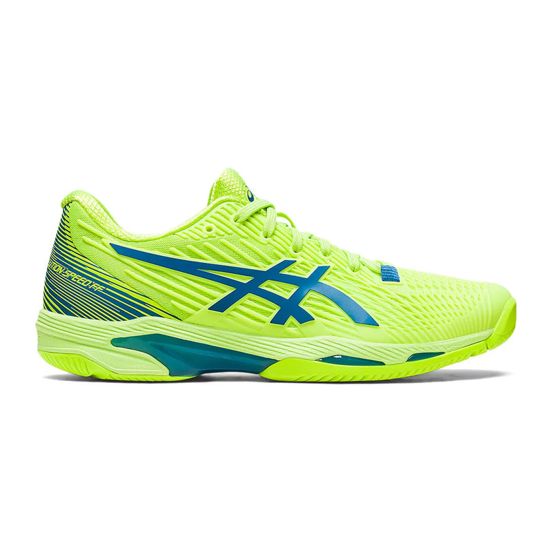 asics solution speed ff2 hazard green womens tennis pickleball outdoor court shoe