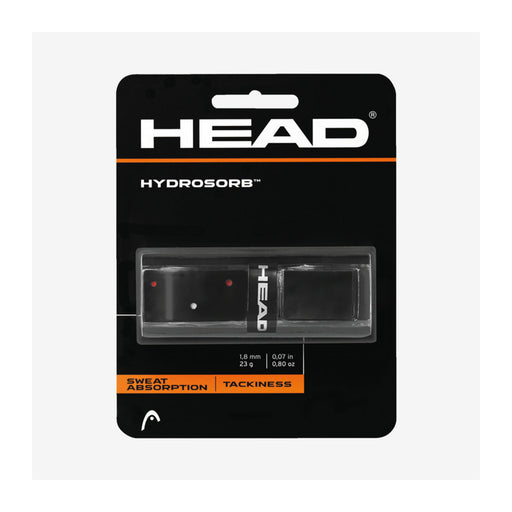 head hydrosorb cushion grip tennis squash badminton pickleball black