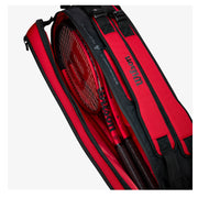 Wilspn clash v2 tennis racquet bag red grey PET