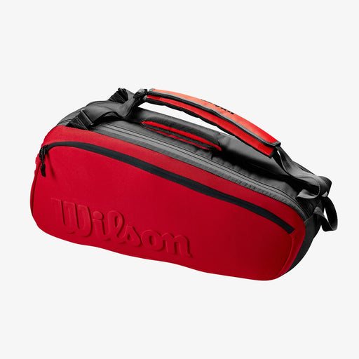 Wilspn clash v2 tennis racquet bag red grey PET