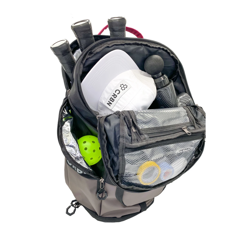 crbn pro team backpack pickleball inside view