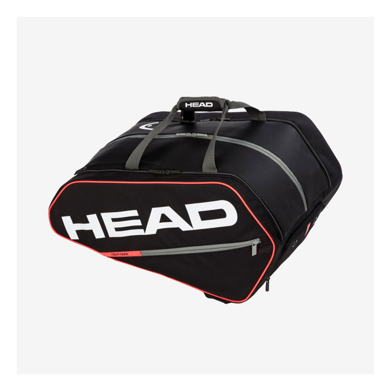 head tour supercombi pickleball bag black orange