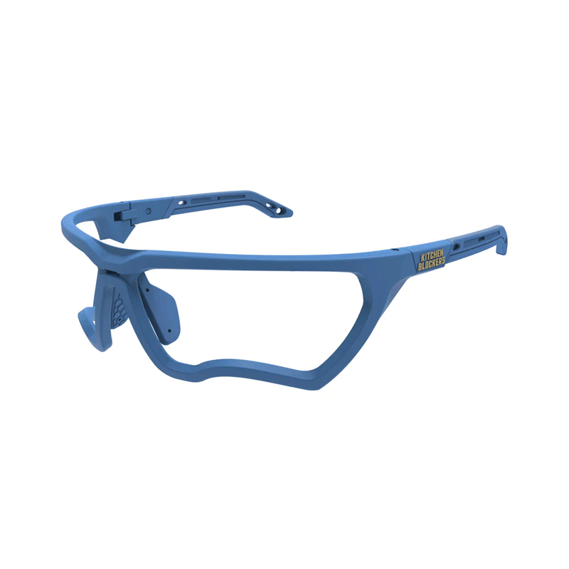 kitchen blockers pickleball eyewear lenseless fog free blue frame