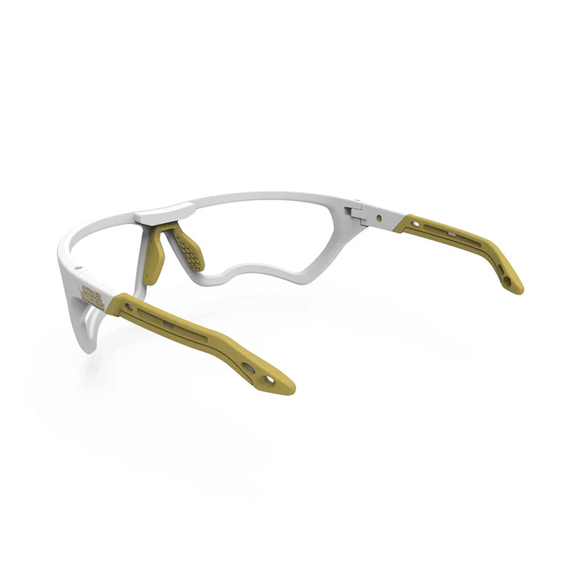 kitchen blockers pickleball eyewear lenseless fog free white back view