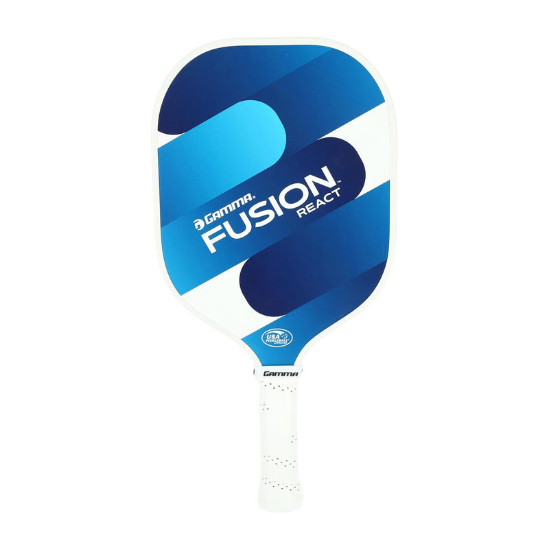 Gamma fusion react blue pickleball paddle 