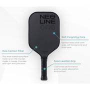 pickleball apes neo line graphite 16mm under 100 beginner pickleball paddle