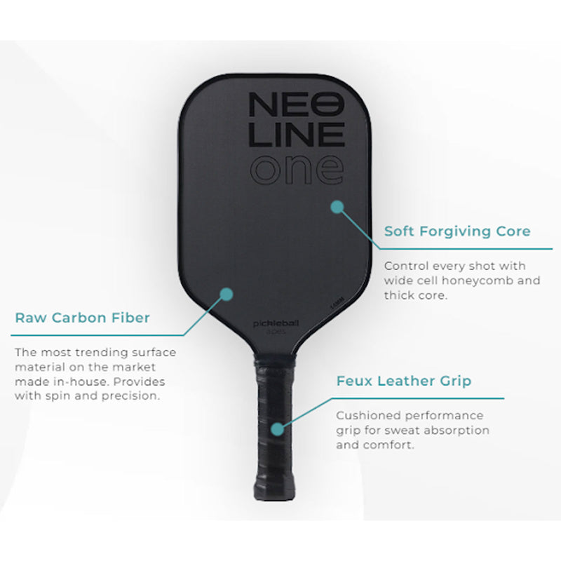 pickleball apes neo line graphite 16mm under 100 beginner pickleball paddle