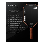 selkirk halo max power pickleball paddle t700