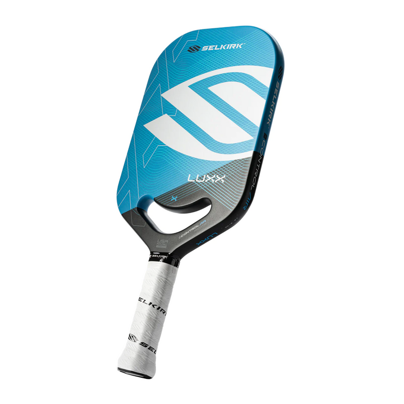 selkirk luxx control invikta blue pickleball paddle 20mm thick elongated edgless