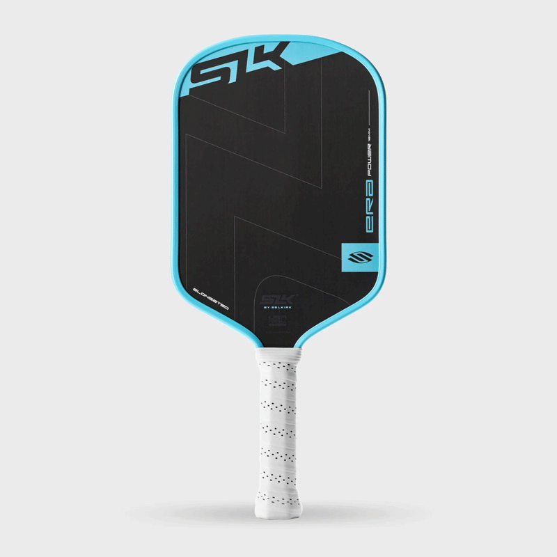 Selkirk SLK Era elongated cyan blue black pickleball paddle