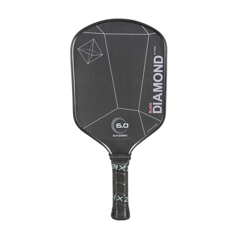 six zero black diamond pickleball paddle raw fiberglass