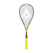 Squash racket with yellow handle on a white background. Karakal S Pro Elite 2.1 model