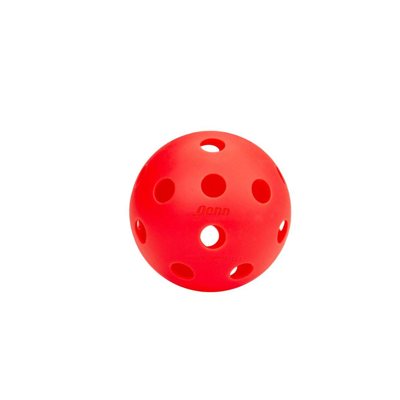 penn indoor 26 pickleball ball lava red high vis concrete hardwood surface softer play