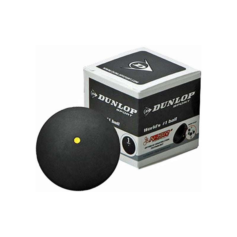Dunlop Competition Single Yellow Squash Ball