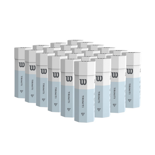 Wilson Triniti tennis ball pressureless longer durability cardboard sleeve container