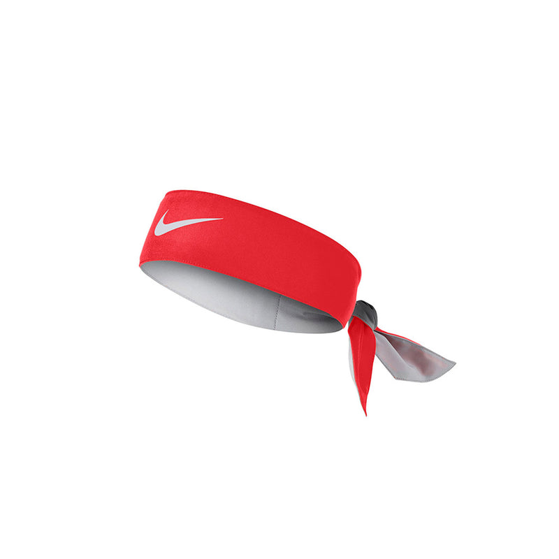 nike dri fit headband tie on red crimson colour color 