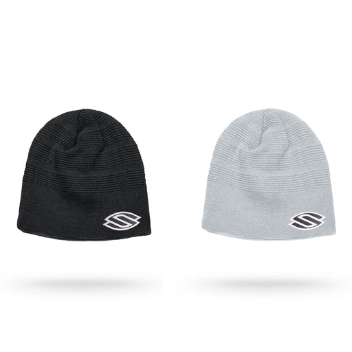 Selkirk Waffle Knit Beanie - stay warm and be cool all at the same time. Black or Silver color options.