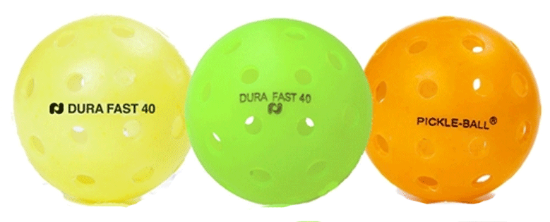 Durafast 40 Outdoor Pickleball assorted
