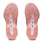 asics womens gel blast 3 ff indoor court shoe for squash badminton pickleball pink color sole