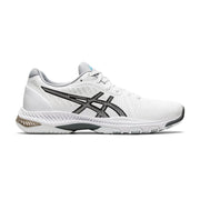 asics gel netburner ballistic ff 2 indoor court shoe women squash badminton pickleball white black colour
