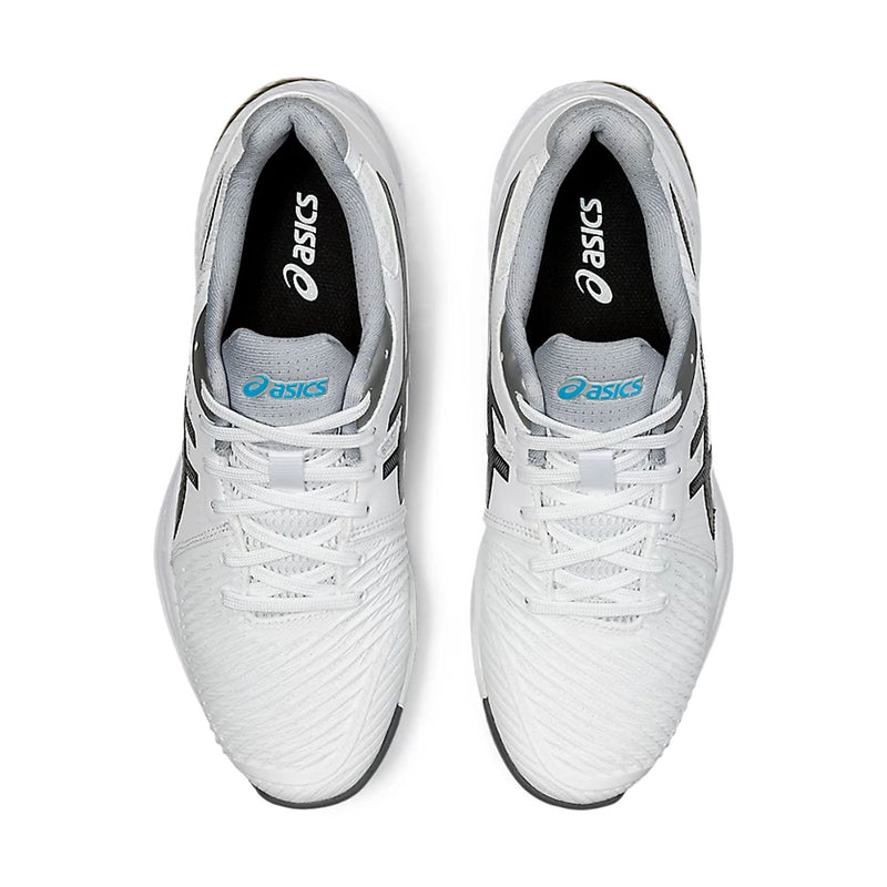 asics gel netburner ballistic ff 2 indoor court shoe women squash badminton pickleball top view