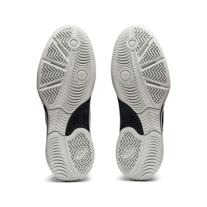 asics gel renma pickleball shoe tennis squash badminton black with white sole women ladies