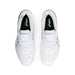 asics sky elite ff womens indoor court shoe for volleyabll squash pickleball white/sky blue color top view