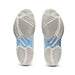asics sky elite ff womens indoor court shoe for volleyabll squash pickleball white/sky blue color sole