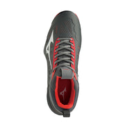Mizuno Wave Momentum Indoor Court shoe red grey