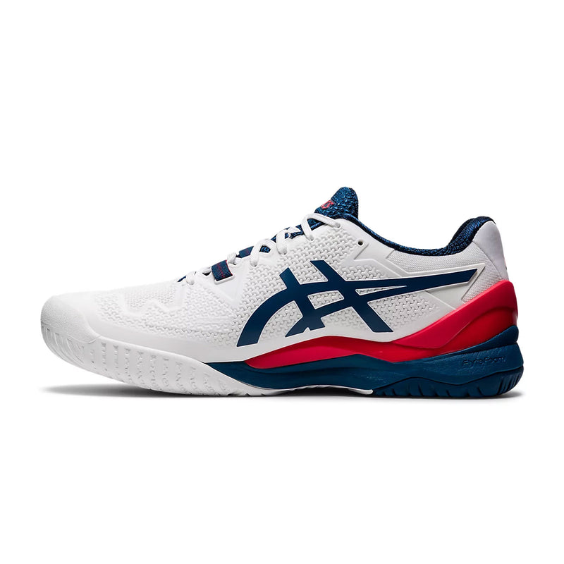 asics resolution 8 2e width tennis pickleball hardcourt shoe footwear racquet science kingston ontario canada medial side
