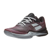 babolat jet mach 3 tennis pickleball outdoor court shoe black pink michelin rubber outsole comfort light