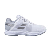 babolat sfx3 outdoor court shoe for pickleball tennis white grey colorway mesh lightweight