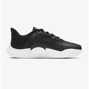nike gp turbo hc black mens tennis shoe white hardcourt medial side